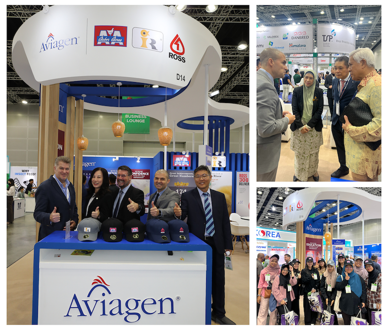 Photos of the Aviagen AP Team at Livestock Malaysia 2023