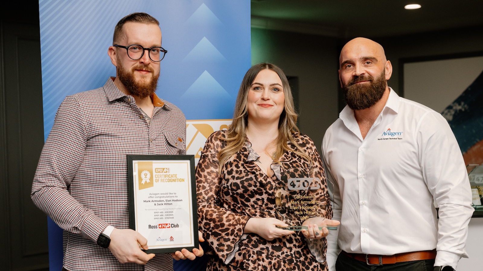 Mark Armsden, Sian Hodson, Sean Harrison