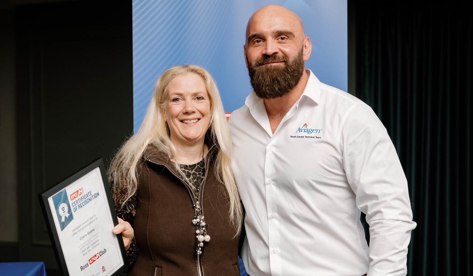 Claire Evans, Sean Harrison